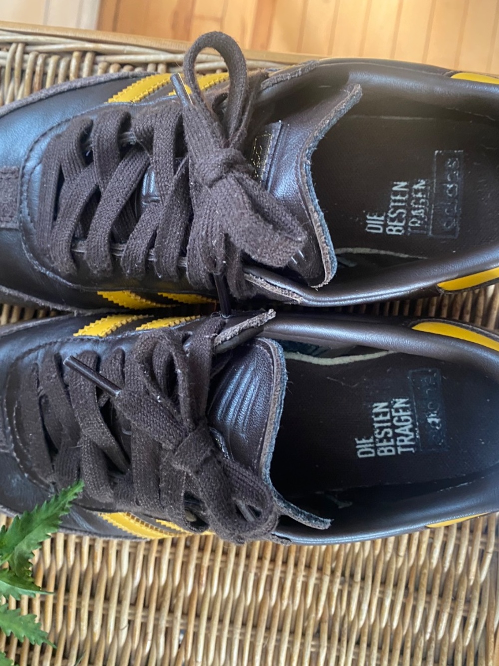Adidas Samba OG Brown/Yellow stripes - Picture 6 of 8